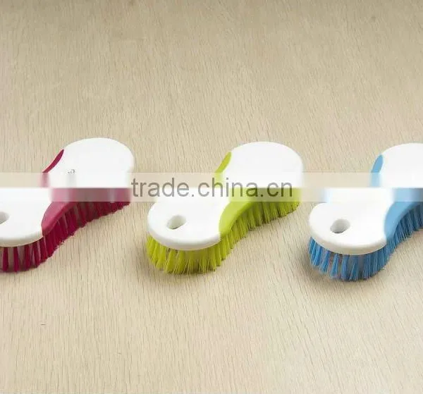 Hot Selling Plastic Flat Handle Cleaning Scrub Brush photo-2