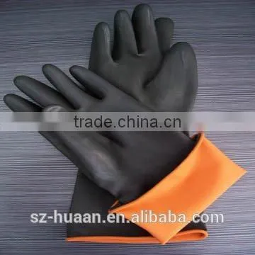 Good Quality Rubber Gloves Heavy Duty Chemical Protection Gloves photo-4