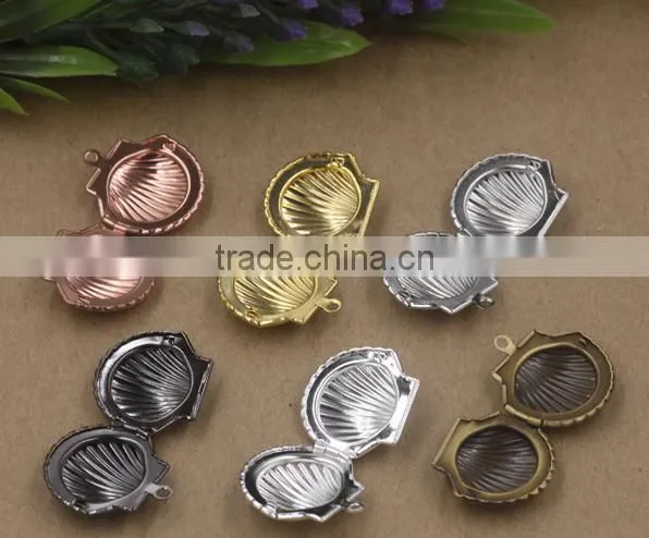 Mix Sizes Round Gemstone Bezel Charms Diy Round Metal Bezel Charms for Jewelry Pendant 2017 photo-5