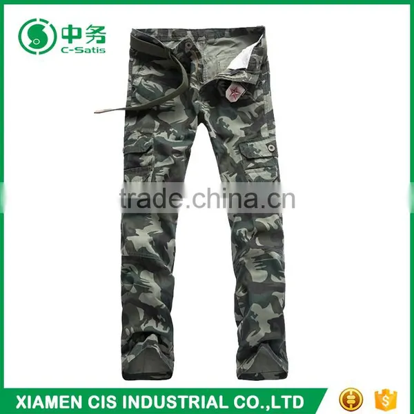 Bulk Wholesale Mens Military Style Cargo Pants With Many Pockets photo-3