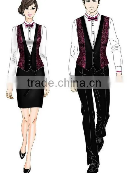 Men/Women Hotel Uniform for Staff