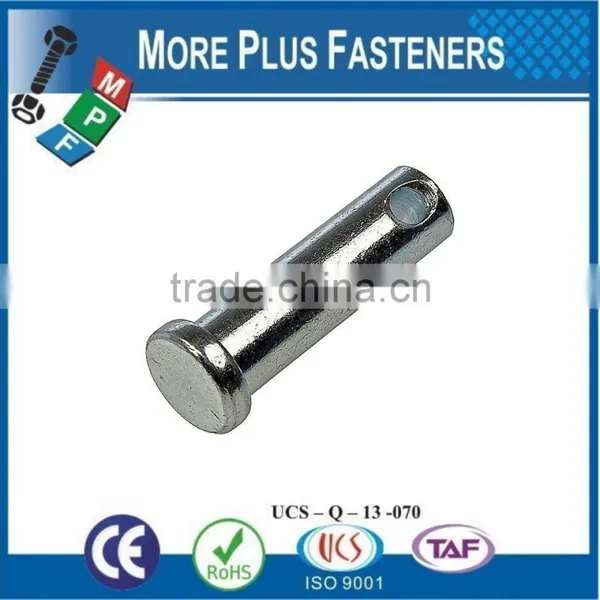 Made In Taiwan Bright Zinc Plated Steel Plain Finish Universal Clevis Pin photo-3