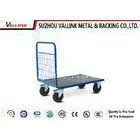 Four Wheel Folding Hand Truck Trolley For Hotel , Metal Hand Cart