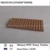 Anti-UV Wood Plastic Composite Fencing Timber