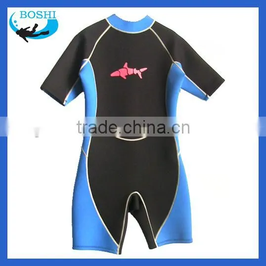 Semi-Dry Suits Fancy Short Sleeve Neoprene Surfing Wetsuit photo-4