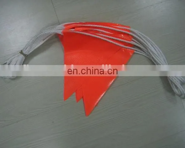 Safety Flag Line/PVC Orange String Flags/PVC Bunting Flags photo-2