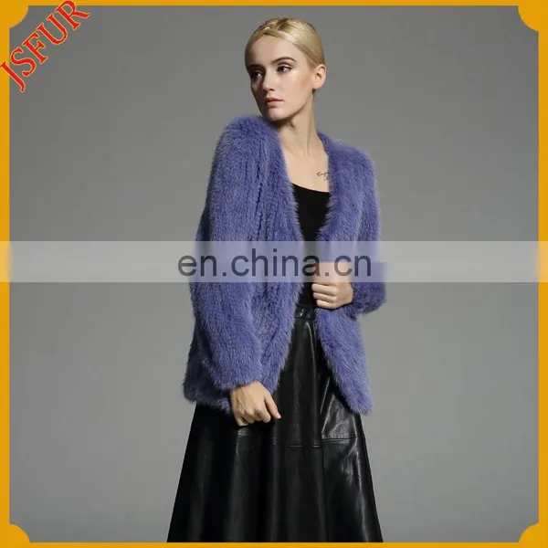 2016 Fashion Top Quality Women Warm Rabbit Fur Coat photo-2