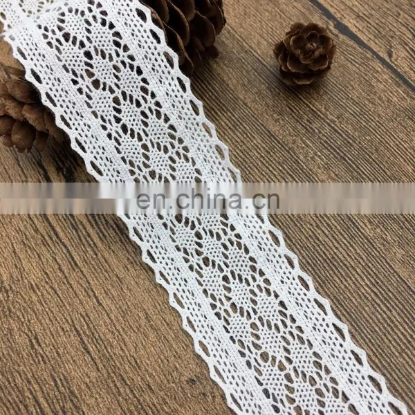 3.5cm OLCT2166 Hign Quality Cotton Garment Accessories Lace Trim photo-2