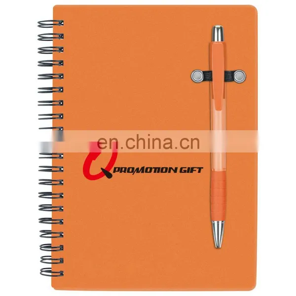 Pen Buddy Spiral 70sheet Lined Notebook Set With Ball Pen and Translucent Color Cover photo-3