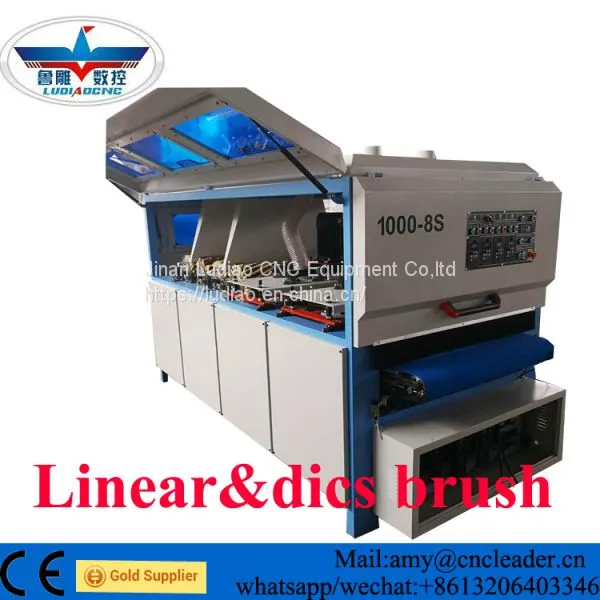 Strong Wood Wide Belt Sanding Brush Polish Machine for Cabinet Door photo-2