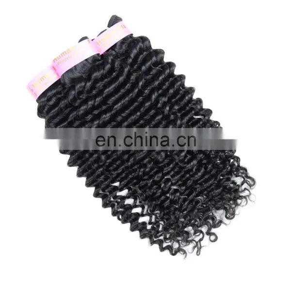 100% Brazilian Human Virgin Hair 9A Grade Hair Bundles in Deep Curly no Chemical Process Cuticle Aligned Hair photo-2