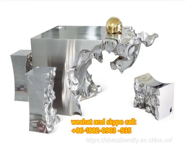 Stainless Steel Lotus Sculpture Grinding & Polishing Stainless Steel Eagle Sculpture photo-3