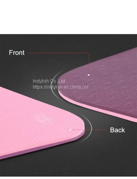 Wholesale Biodegrable Yoga Mat Private Label Good Quality Eco Friendly TPE Yoga Mat photo-3