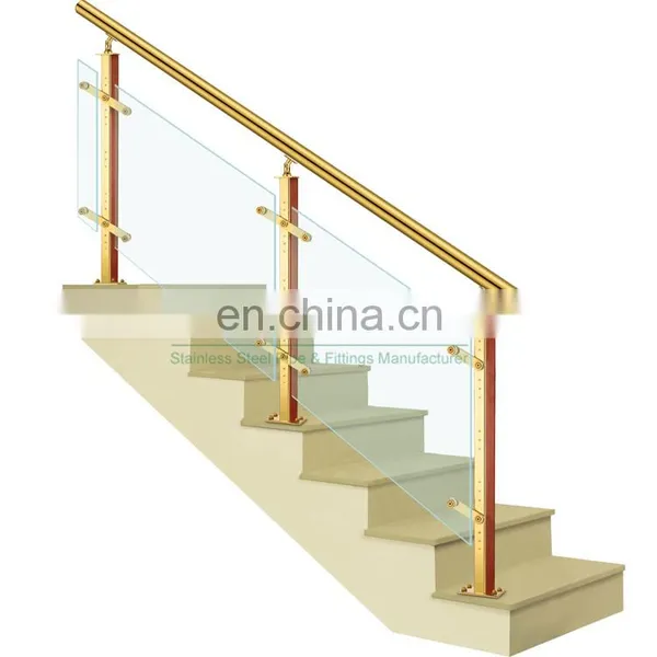 New Hot Glass Inox Stainless Steel 304 316 Balustrade Post Staircase Railing Factory China photo-7