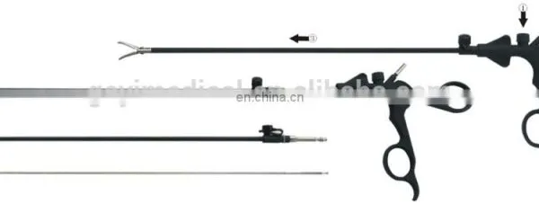 Laparoscopic Surgical Instruments of Straight Bipolar Forceps photo-5