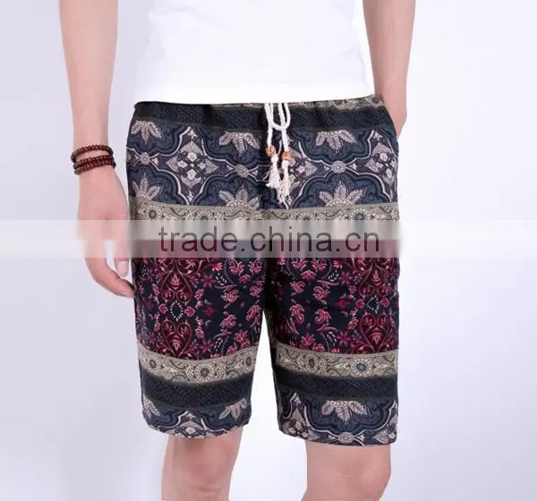 2016 Summer Beach Wear Printing Young Short Pants for Man photo-4