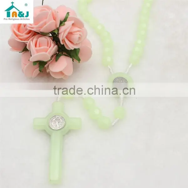 Over 6 Years Gold Supplier Glow in the Dark Plastic Rosary Stuffed Promotion photo-3