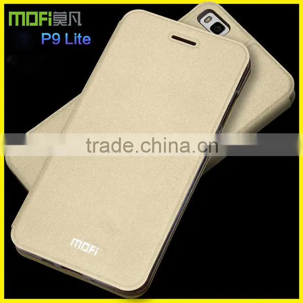 2016 MOFi Case Housing for Huawei P9 Lite, Mobile Phone Coque Leather Flip Cover for P9 Lite photo-3