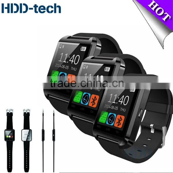 Bluetooth Smart Watch U8 Fashionable Wrist Watch Smart Phone Watch Compatible With Android Phone photo-2