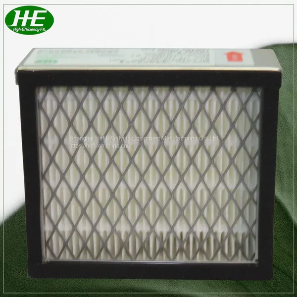 High Efficiency Mini Pleat H13 H14 HVAC HEPA Filter