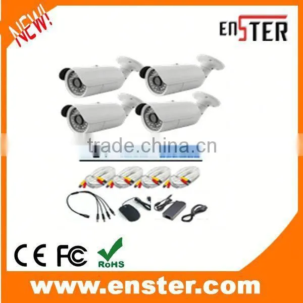 4pcs 700TVL Outdoor CMOS Cameras IR Night Vision Security Surveilance CCTV System Security Camera Dvr Kit