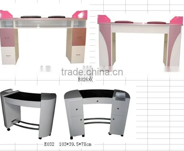 Pink Colour Manicure Pedicure Table Made in China photo-3