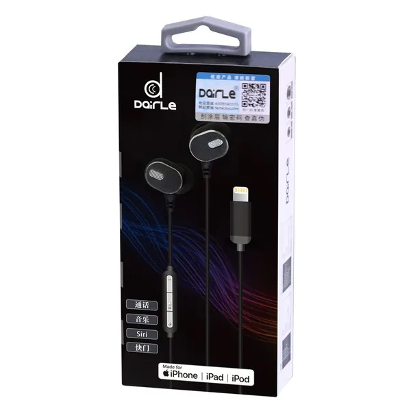 Brand New Metal 8pin Headphone With Remote Mic for Apple Iphone 7/8 Wired Earphones With Lightning Connector photo-5