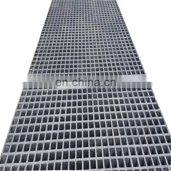 High Quality Fiberglass Floor Grating Plastic Walkway Grid Grating Panel photo-5