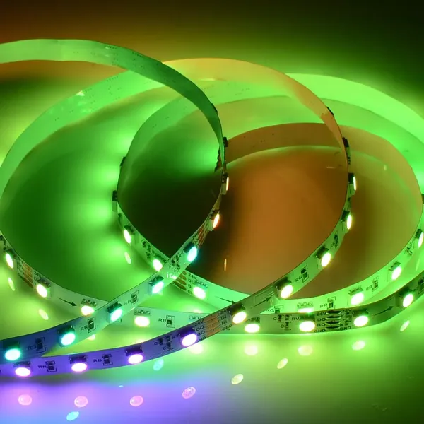 DC12v Rgb Color Digital WS2811 Led Light Strip 60leds/m Pxiel Lc8806b Digital Rgb Led Strip photo-2