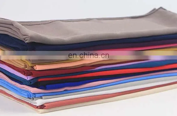Wholesale Plain Georgette Foulard Hijab Muslim photo-3