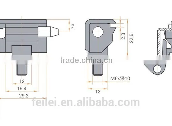 RoHS Safety Cabinet Hinge for Electric Cubicle Use photo-5