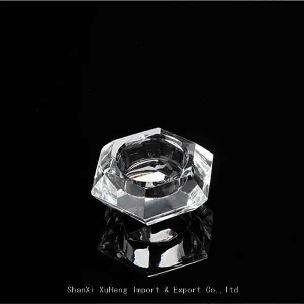 Wholesale Custom Mini Candle Jars Small Glass Tea Light Holder Home Decoration Crystal Candle Holder Glass Jar photo-4