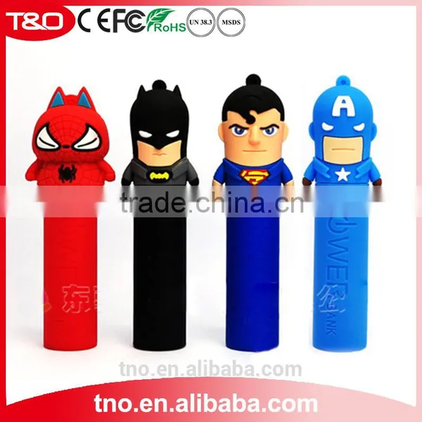 2600mAh PVC Power Bank Cartoon Avenger Power Bank for Mobile Phone Quality Choice photo-6