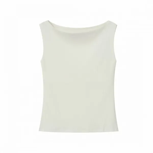 Slim Fit and Slimming Short Sleeveless Vest T-shirt Top for Women, 25 New Styles photo-5