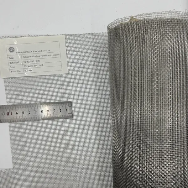 Aerospace-Use TC4 Titanium Alloy Screen Mesh (Ti-6Al-4V) for Aerospace Field Applications