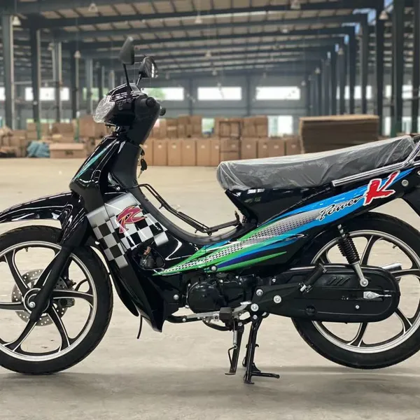2025 110CC/125CC Gasoline 4 Stroke Bottom Bone Bike Motorcycle Wave Cub Motorcycle Bent Beam Motorcycle Underbone Scooter photo-3