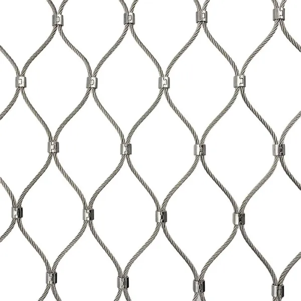 Stainless Steel SS304/SS316 Wire Rope Steel Cable Zoo Mesh Anti-Fall Wire Rope Net Protection Net Aviary Netting Mesh