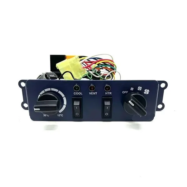Original SANY Excavator AC Control Panel Switch 14659250 for SY55C SY60 SY75C SY485 Climate System Dashboard Part photo-3