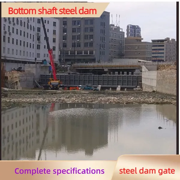Corrosion Resistant Q345B Steel Bottom Shaft Flip Gate Stable Water Blocking For Urban River Water Storage photo-4