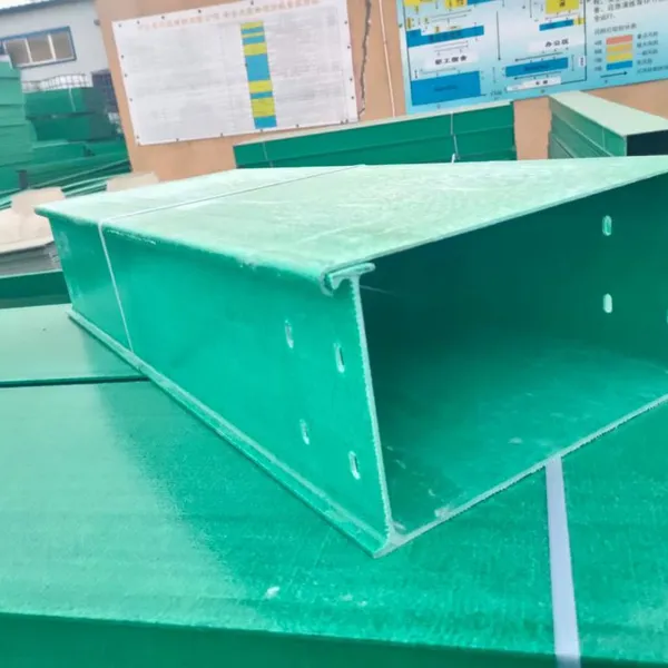 FRP Trough Cable Tray for Offshore Platform Application, Salt Spray Resistant, 10-Year Warranty photo-3