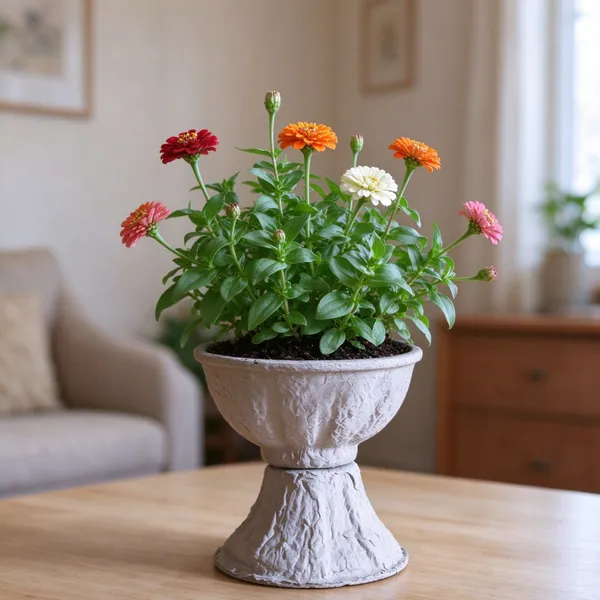 Recycled Paper Pulp Landscaping Pot With Reinforced Rim, Standard Compliant, for One-Season Annual Plants photo-2