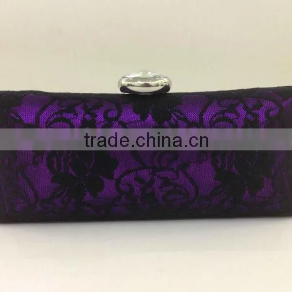 Wholesale Indian Lace Evening Clutch Satin Handbags