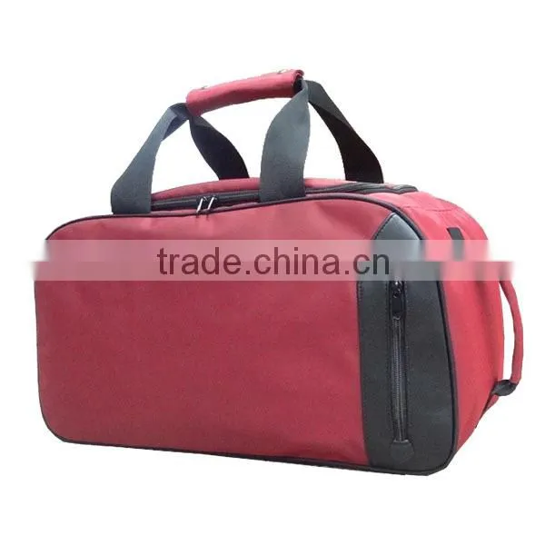 Classical Holdall Two Tone Nylon Travel Bag photo-4