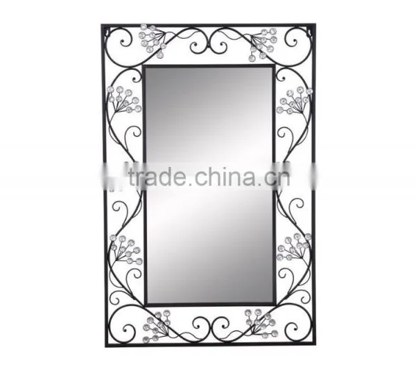 2014 New Arrival Square Shape Metal Wall Mirror