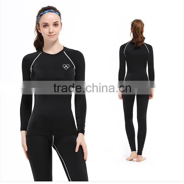 (OEM/ODM Factory)Custom Supplex Women Fitness Activewear Wholesale Activewear Compression Wear photo-2