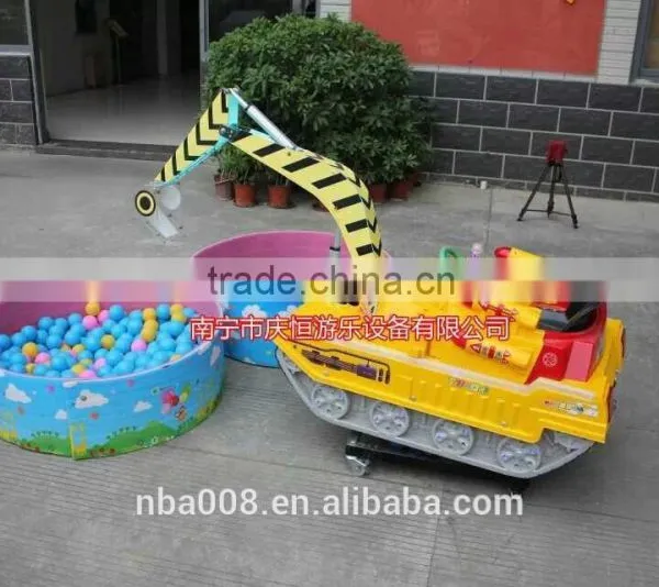 2015 QingHeng High Quality Children's Ride-on Toy Excavator photo-3