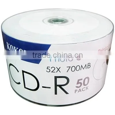 Taiwan CD Media Brand Logo Printed. 52x 700mb Cd-r photo-6
