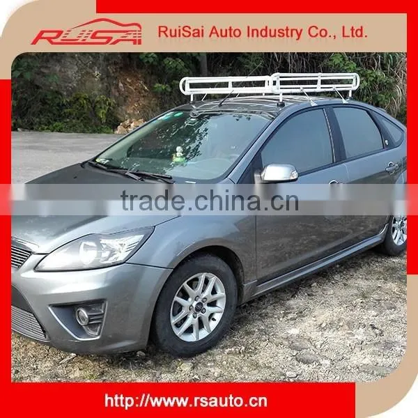 Powder Coated Aluminum Cargo Basket Universal Roof Rack photo-6