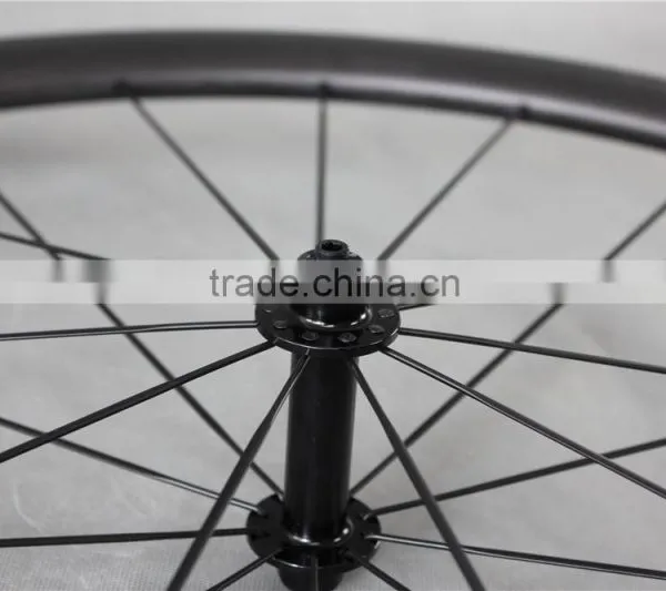 40T Powerway Hub Black Tubular Carbon Road Bike Carbon Wheelset UD Matt Carbon Wheels W40T photo-6