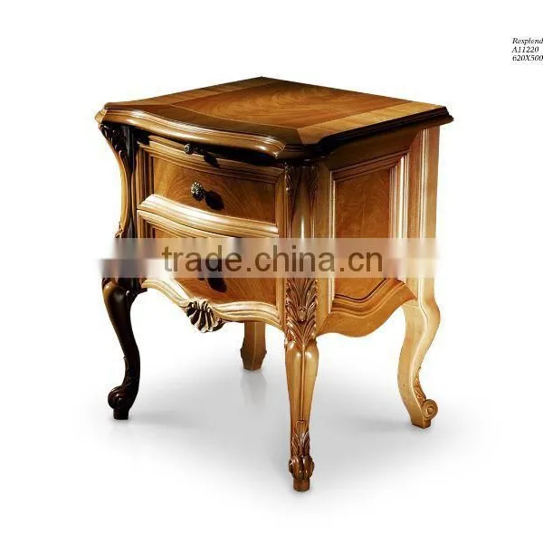 European Classic Bedroom Sets Royal Design King Size Bed Solid Wood Bedroom Furniture Quality Choice photo-2
